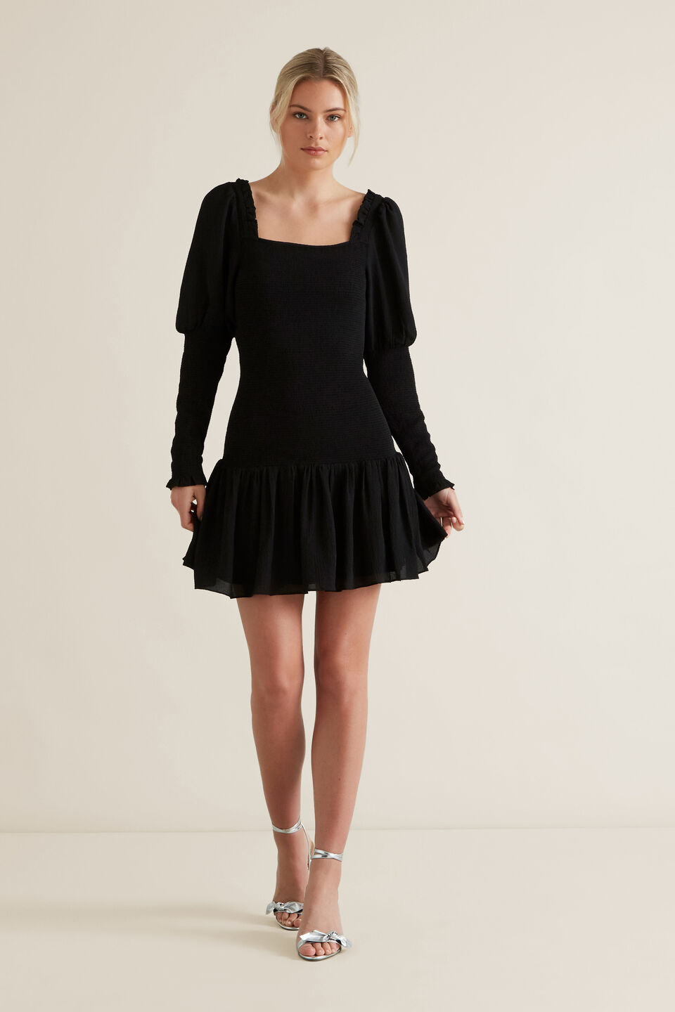 Shirred Body Dress  