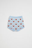Knit Floral Bloomer  Pale Blue  hi-res
