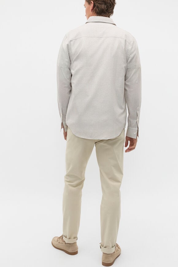 Long Sleeve Check Shirt  Cocoa  hi-res