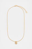 Bubble Letter Necklace  B  hi-res