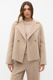 Wool Blend Swing Jacket  Cookie Multi  hi-res
