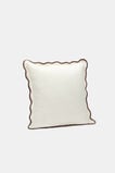 Piped Edge Cushion  Meringue  hi-res