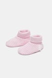 Core Rib Logo Bootie  Posie Stripe  hi-res
