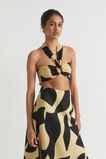 Abstract Halter Top  Abstract Print  hi-res