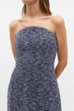 Boucle Strapless Mini Dress  Midnight Sky  hi-res