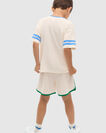 Sports Stripe Logo Tee  Classic Cream  hi-res