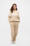Relaxed Logo Crew Sweat  Sandstone  hi-res