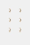 Everyday Hoop Ear Pack  Gold  hi-res