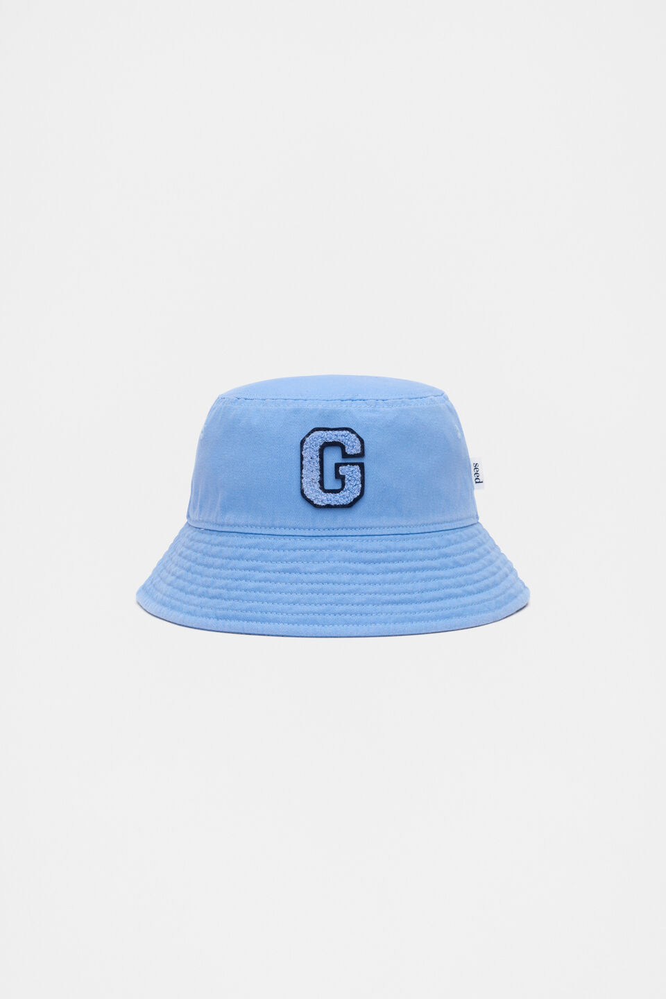 Blue Initial Bucket Hat  G