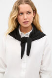 Mini Triangle Scarf  Black  hi-res