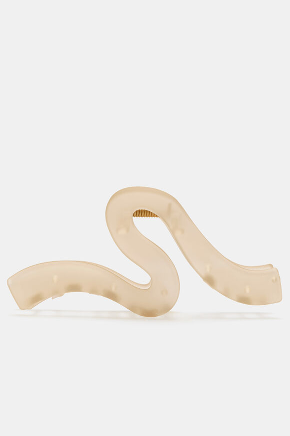 Wave Hair Claw  Cashew Cream  hi-res