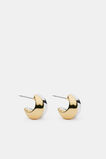 Mixed Metals Teardrop Earring  Gold Silver  hi-res