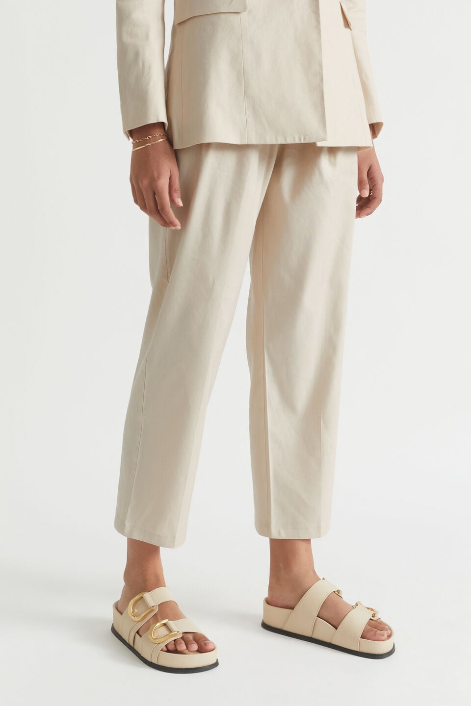 Manstyle Pleat Front Pant  Magnolia