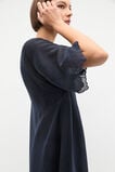 Lyocell Blend Kaftan Maxi Dress  Twilight Blue  hi-res