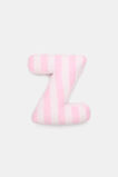 Pink Stripe Initial Cushion  Z  hi-res