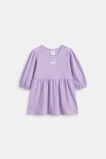 Logo Rib Dress  Lilac  hi-res