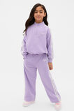 Quarter Zip Logo Sweat  Lilac  hi-res