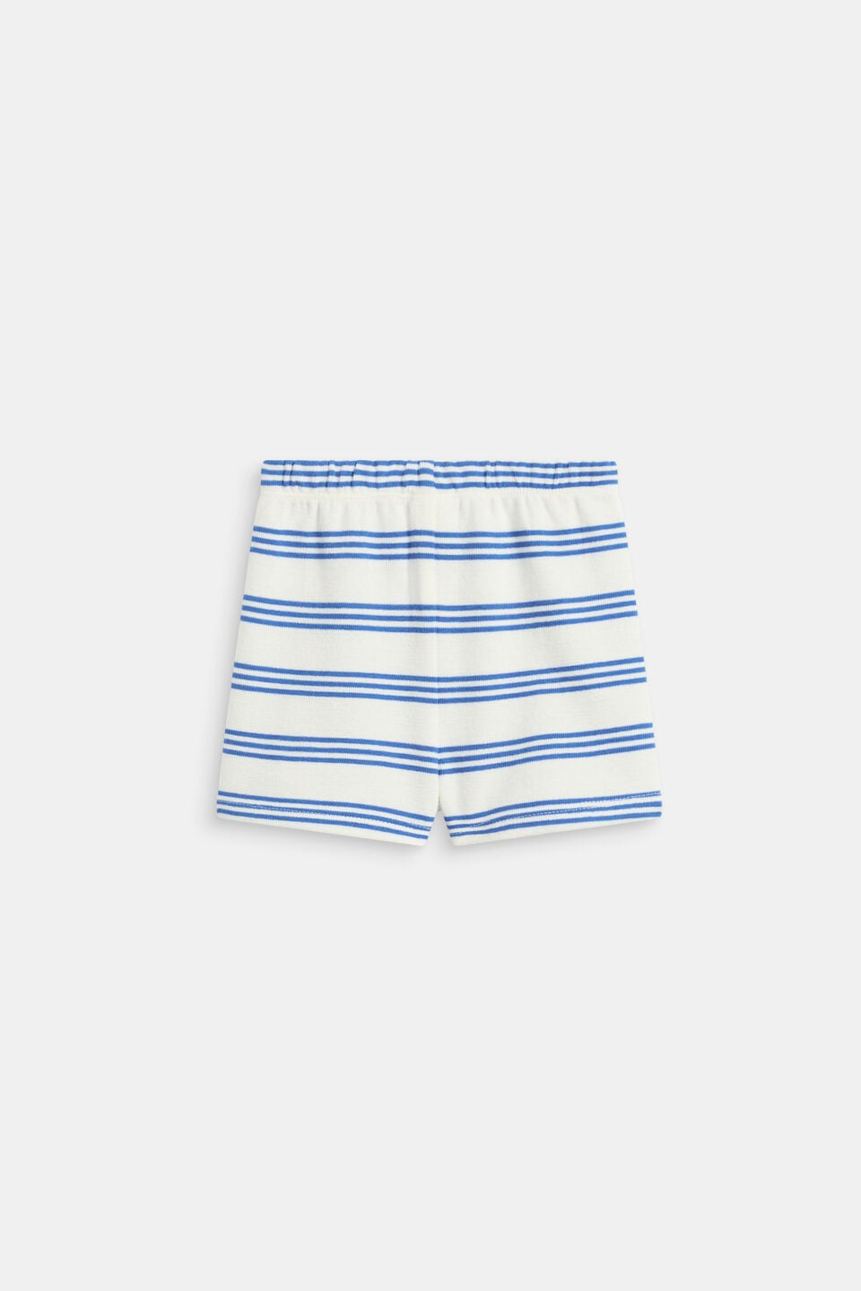 Textured Stripe Short  Electric Blue Stripe
