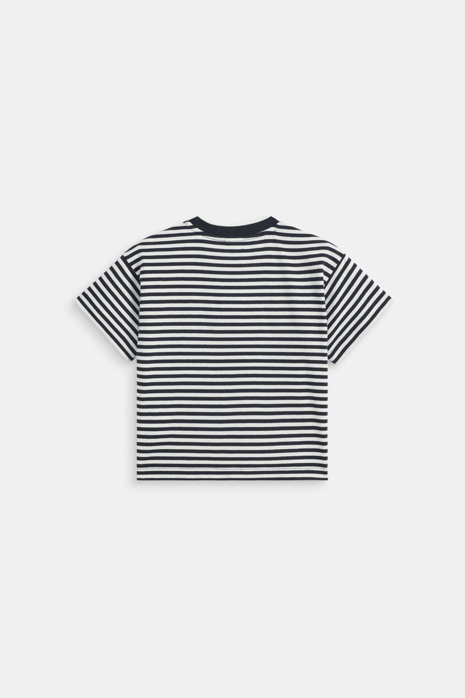 Core Stripe Logo Tee  Midnight Blue Stripe
