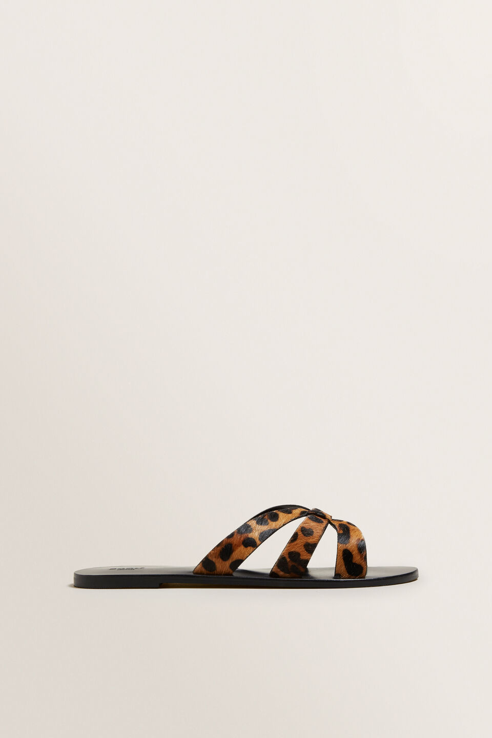 Emma Leather Slide  