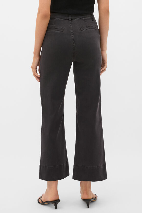 Core Wide Leg Pocket Jean  Charcoal Wash  hi-res