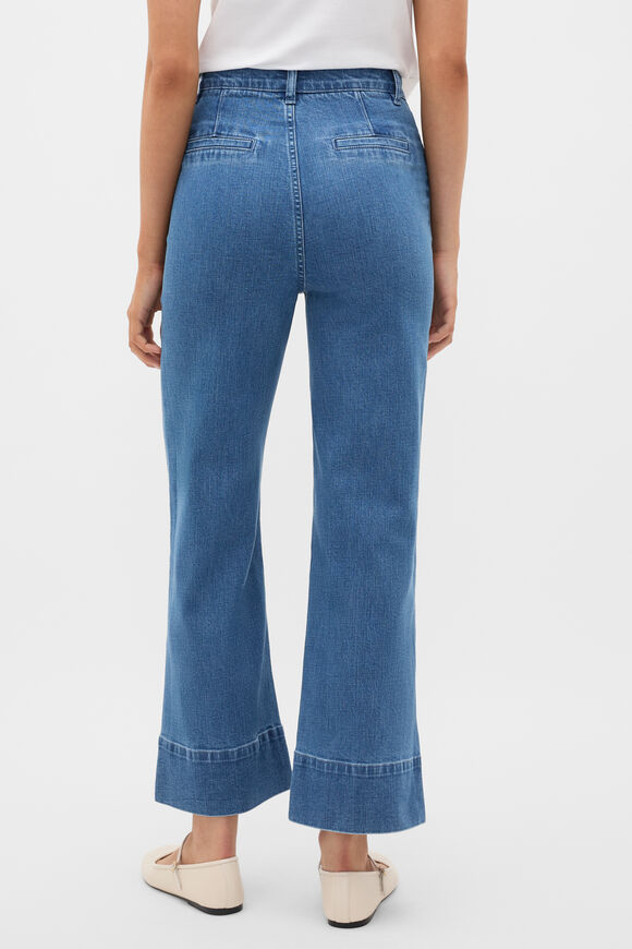 Core Wide Leg Pocket Jean  French Blue Denim  hi-res