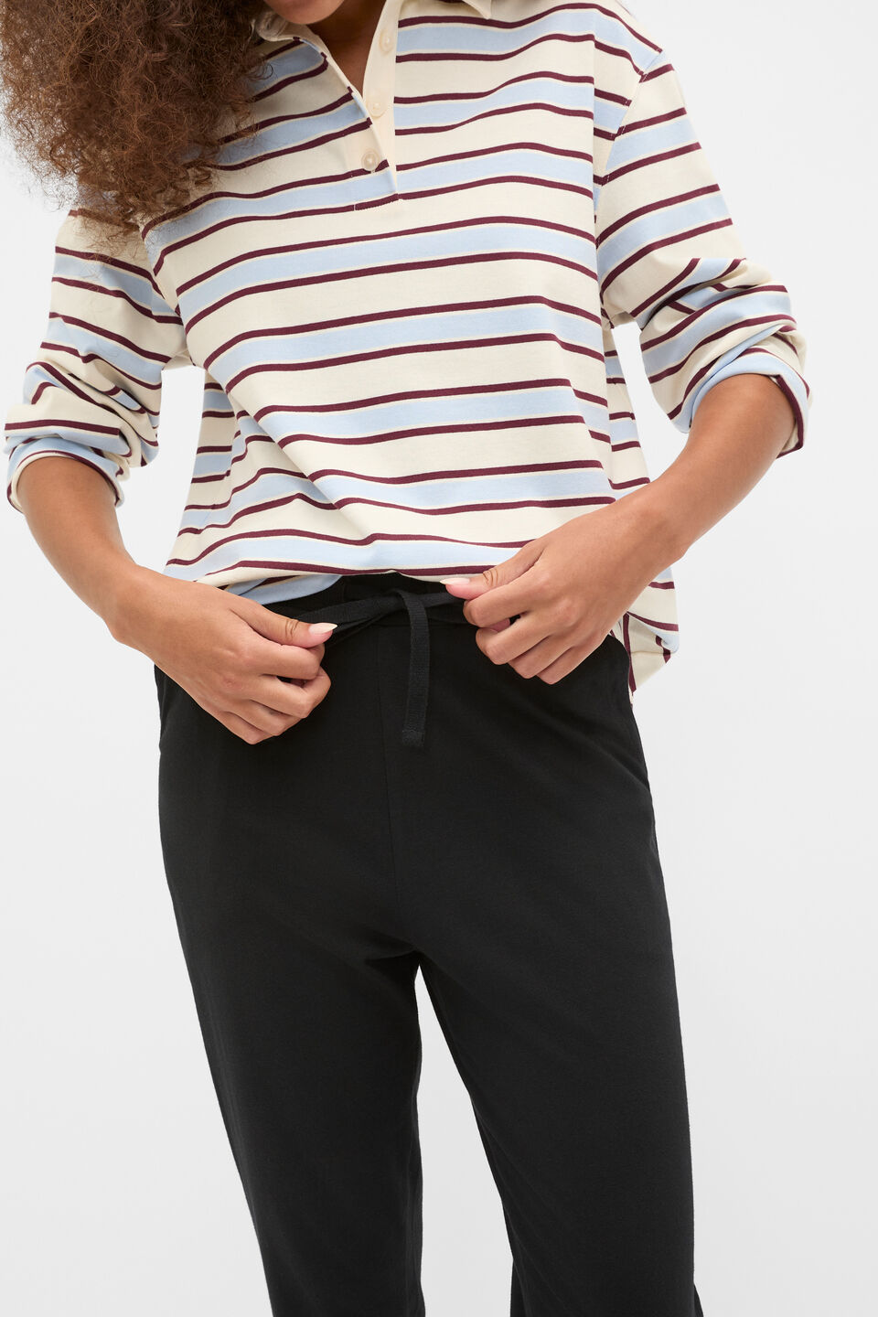 Core Heritage Jersey Trackpant  Black