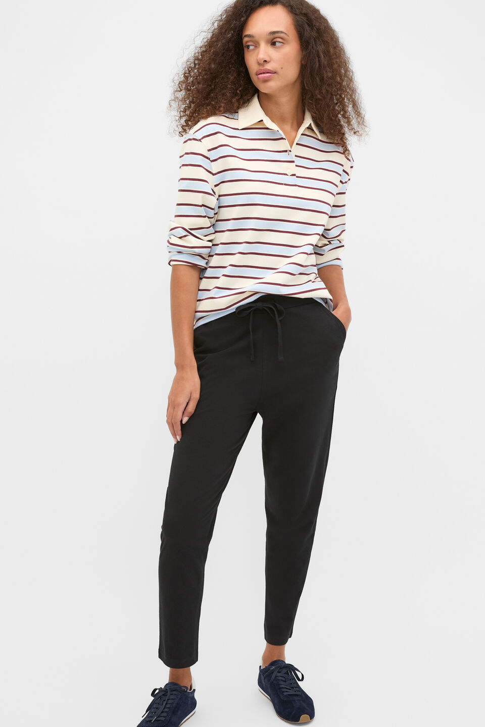 Core Heritage Jersey Trackpant  Black