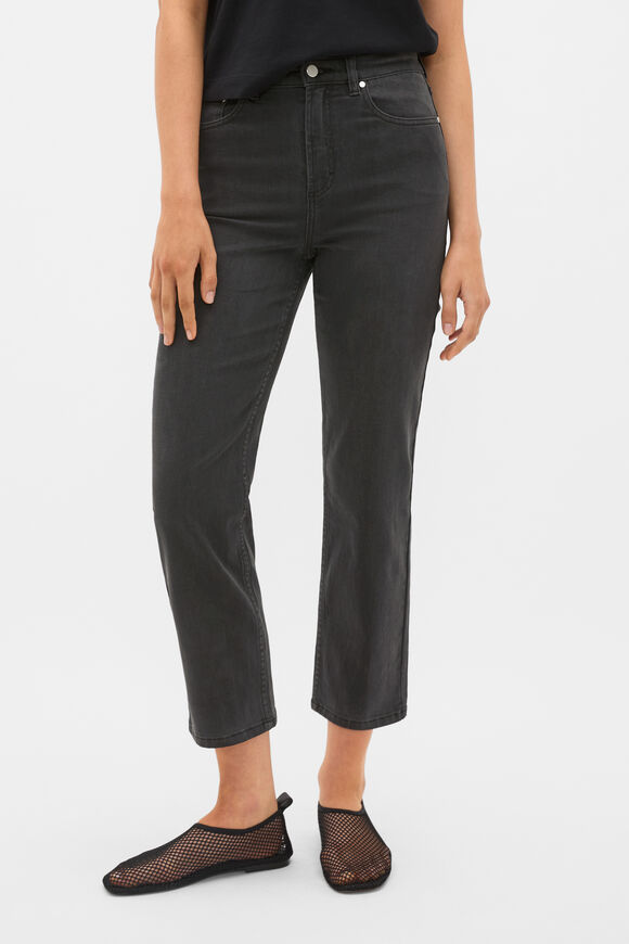 Core Straight Leg Stretch Jean  Washed Black  hi-res