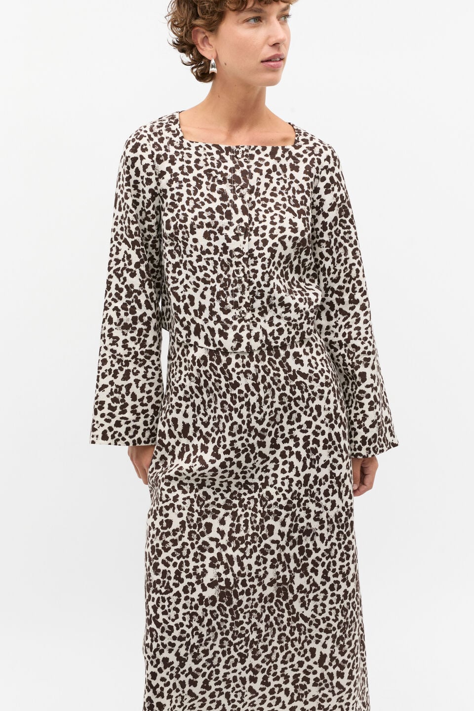 Linen Ocelot Top  Ocelot
