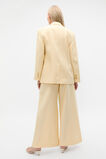 Tailored Linen Blazer  Shortbread  hi-res