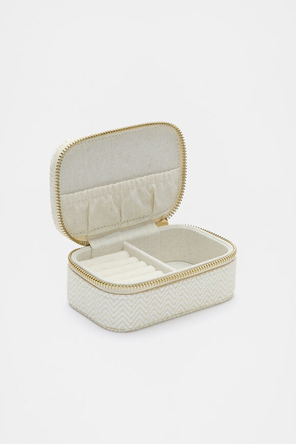 Initials Mini Jewellery Case  L  hi-res