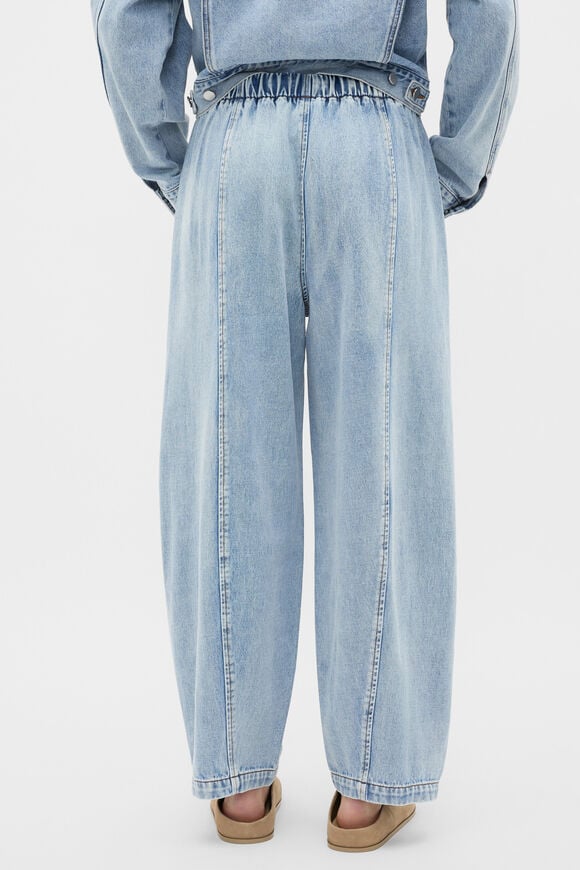 Denim Barrel Leg Jogger  Breeze Blue Wash  hi-res