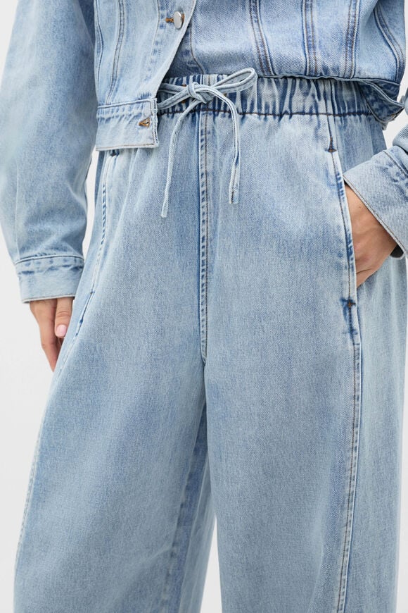 Denim Barrel Leg Jogger  Breeze Blue Wash  hi-res