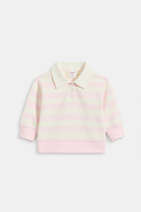 Stripe Sweat  Pink Lemonade  hi-res