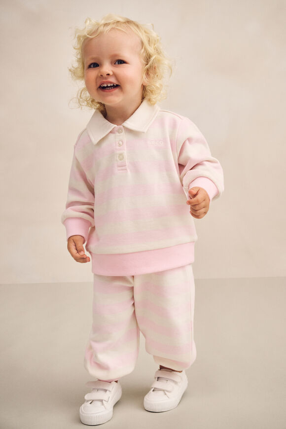 Stripe Sweat  Pink Lemonade  hi-res