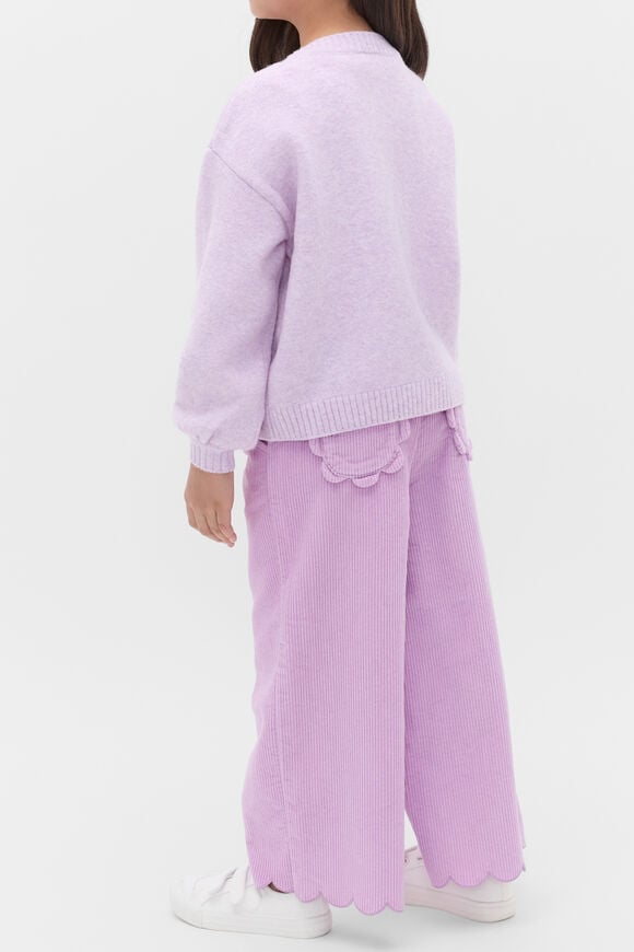Fluffy Knit Cardigan  Orchid  hi-res