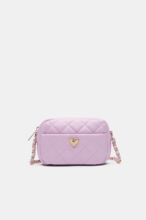 Quilted Heart Bag  Orchid  hi-res
