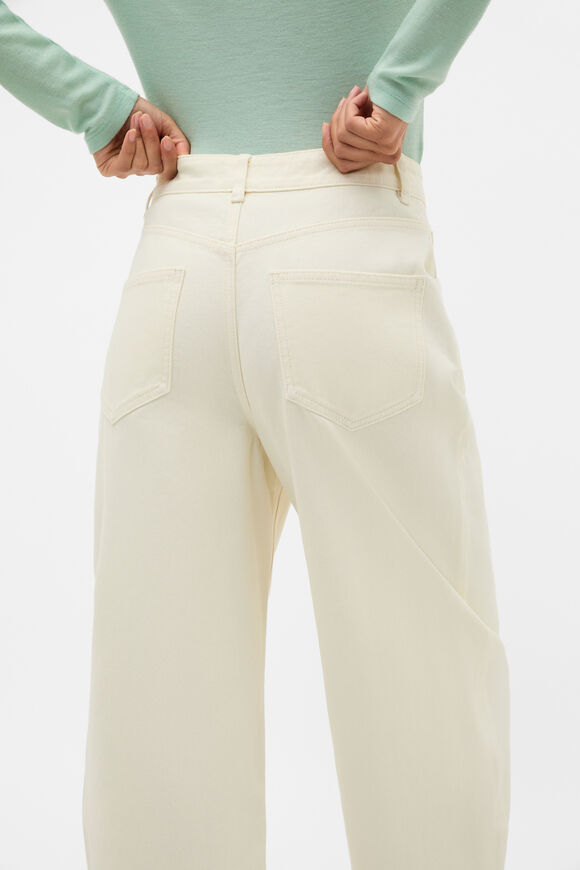 Relaxed Barrel Jean  Coconut Cream  hi-res