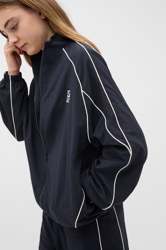 Piped Spray Jacket  New Navy  hi-res