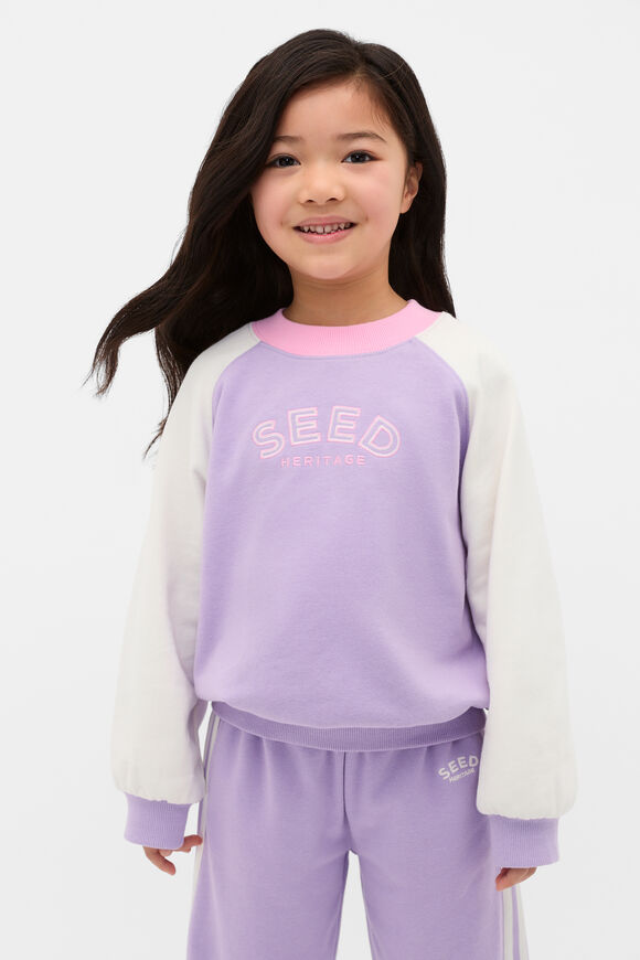 Raglan Logo Sweat  Lilac  hi-res