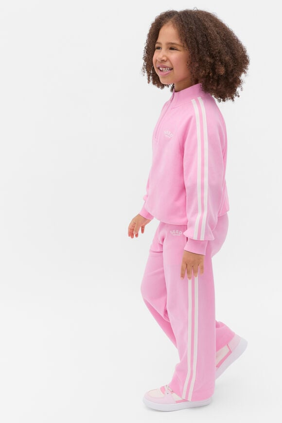 Quarter Zip Logo Sweat  Candy Pink  hi-res