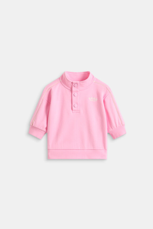Logo Snap Sweat  Candy Pink  hi-res