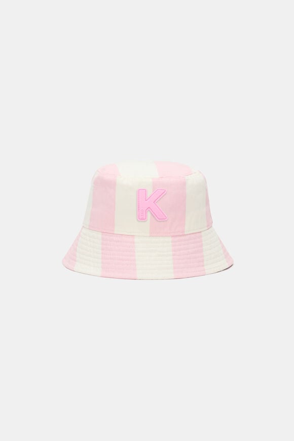 Girls Initial Bucket Hat  K  hi-res