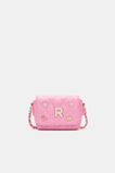 Initial Quilted Charm Bag  R  hi-res
