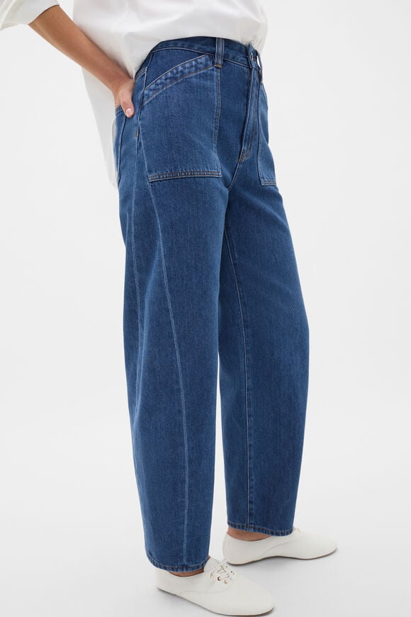 Barrel Leg Pocket Jean  Heritage Wash  hi-res