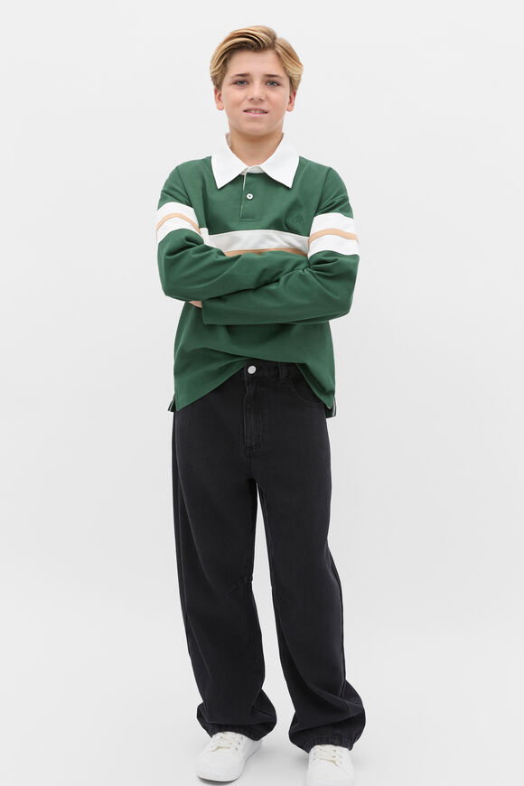 Stripe Panel Rugby  Spruce  hi-res