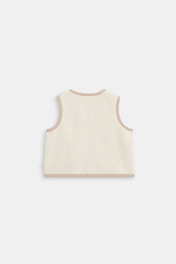 Teddy Vest  Oat  hi-res