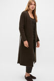 Luxe Fluffy Long Cardigan  Coffee Bean  hi-res