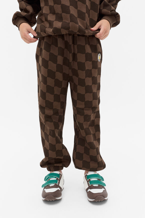 Check Track Pant  Cacao  hi-res